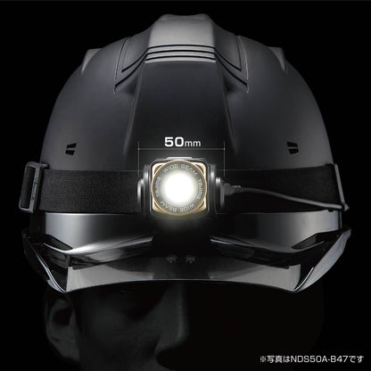 タジマ ヘッドライト NDS 500lm 大径照射 3718セット NDS50A-H18-