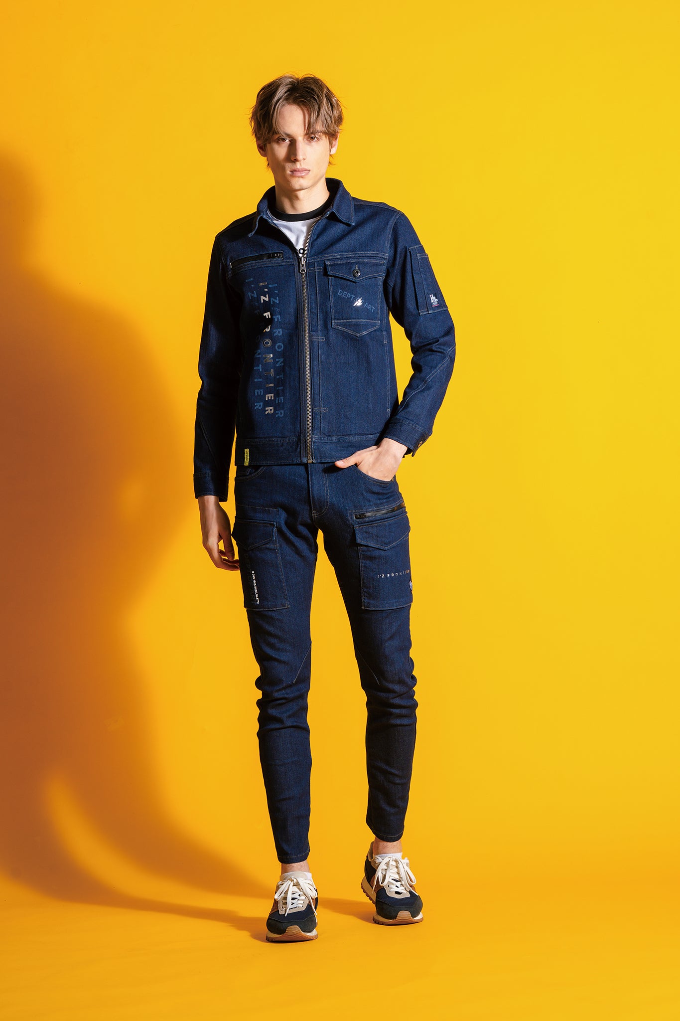 I’Z FRONTIER リミテッドストレッチデニムワークジャケット #7710 [2026SS]-