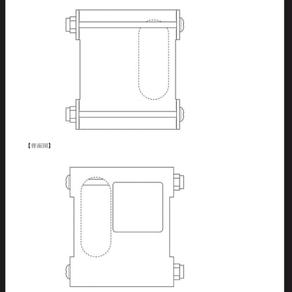 【予約商品】ニックス(KNICKS) SUS製 固定着脱タイプ2段ビットホルダー SUS-BH-