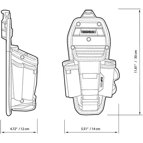 TOUGHBUILT テクニシャンポーチ７ポケット【L】 TB-CT-36-L7-