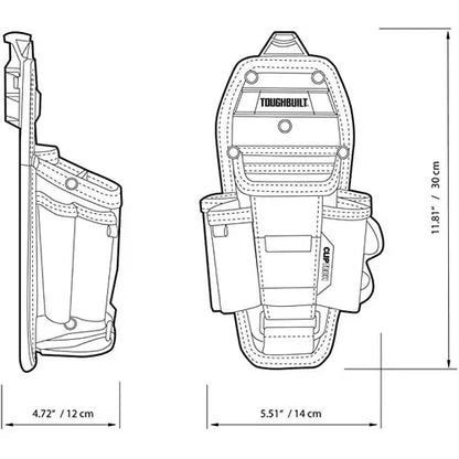 TOUGHBUILT テクニシャンポーチ７ポケット【L】 TB-CT-36-L7-