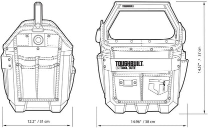 TOUGHBUILT 12in ツールトート TB-CT-82-12
