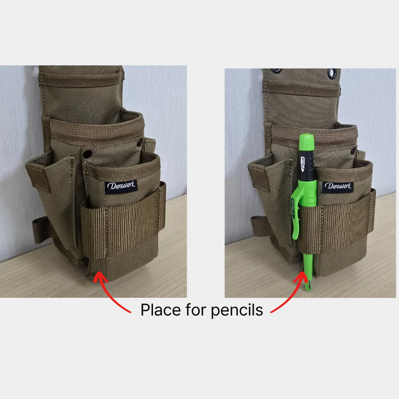 Durawork シャークポーチ（SANG-O） Dura410 BLK/BRW