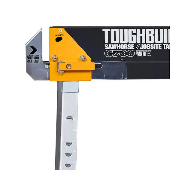 TOUGHBUILT アジャスタブル ソーホース(2本組) TB-C700-2 TOUGHBUILT アジャスタブル ソーホース(2本組) TB-C700-2