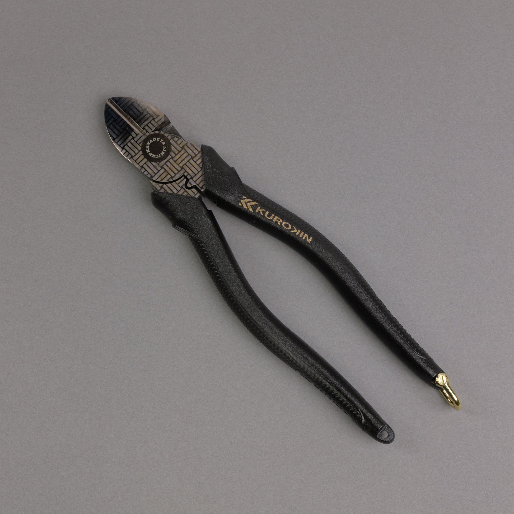フジ矢 偏芯強力ニッパ（黒金）175mm 700N-175BG【金津屋商店オリジナルデザイン：三崩し】-