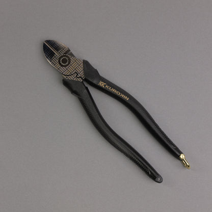 フジ矢 偏芯強力ニッパ（黒金）175mm 700N-175BG【金津屋商店オリジナルデザイン：三崩し】-