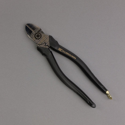 フジ矢 偏芯強力ニッパ（黒金）175mm 700N-175BG【金津屋商店オリジナルデザイン：三崩し】-