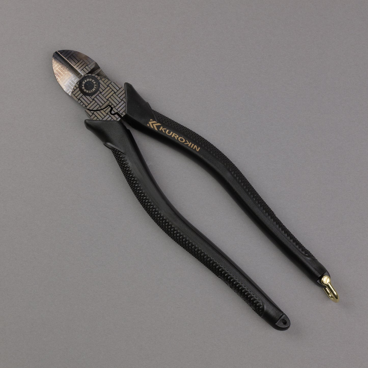 フジ矢 偏芯強力ニッパ（黒金）200mm 700N-200BG【金津屋商店オリジナルデザイン：三崩し】-