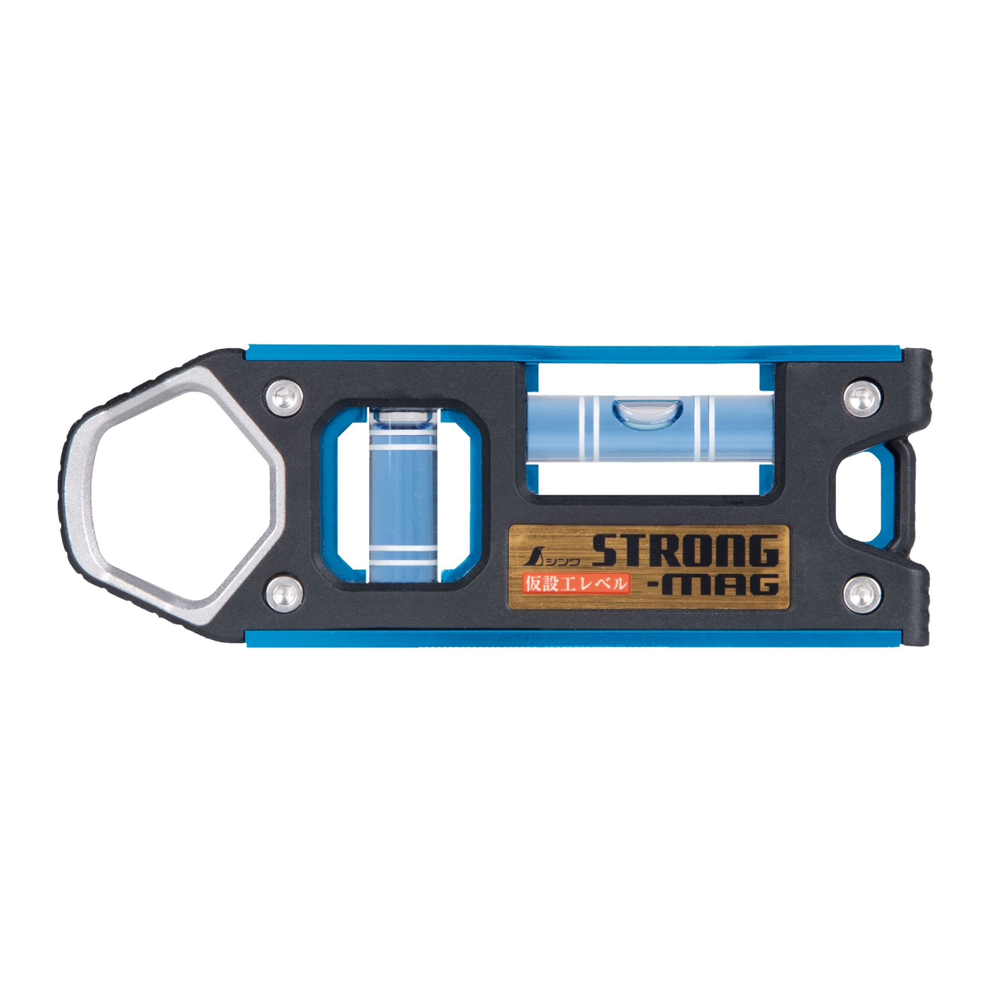 シンワ測定 仮設工レベル STRONG-MAG マグネット付 100mm-73476