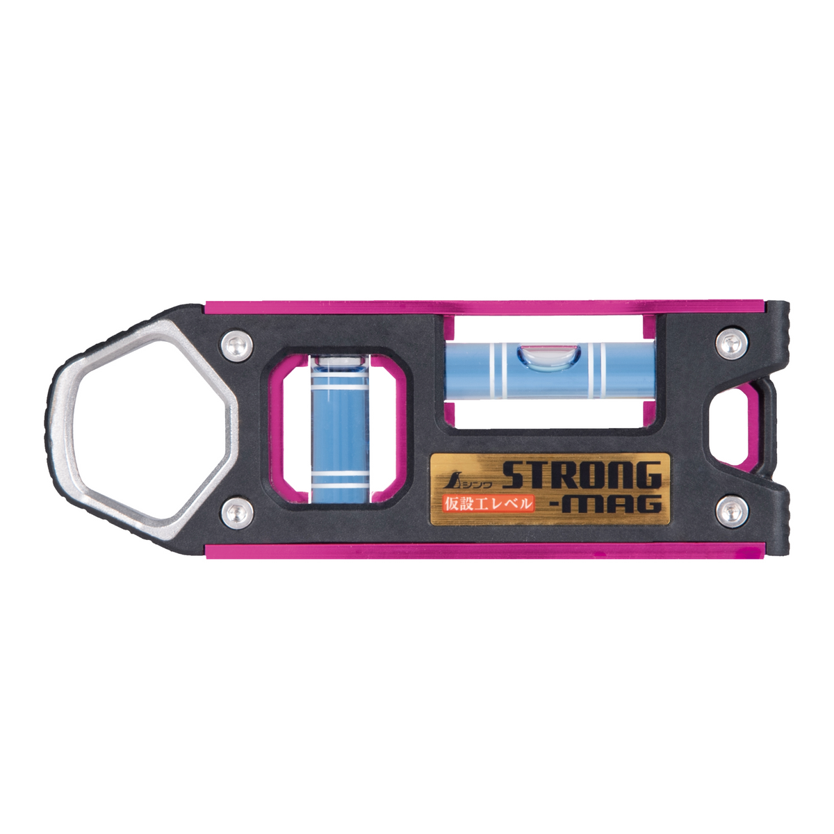 シンワ測定 仮設工レベル STRONG-MAG マグネット付 100mm