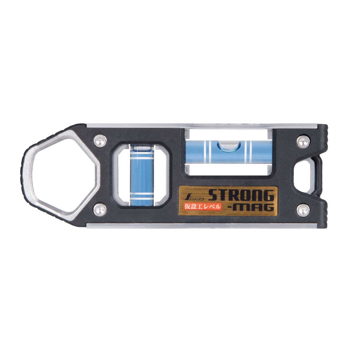 シンワ測定 仮設工レベル STRONG-MAG マグネット付 100mm