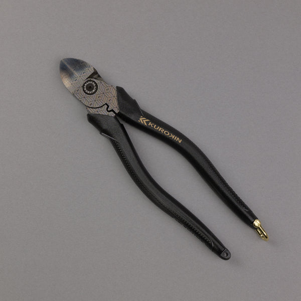 フジ矢 電工名人偏芯薄刃ニッパ（黒金）175mm 7700N-175BG【金津屋商店