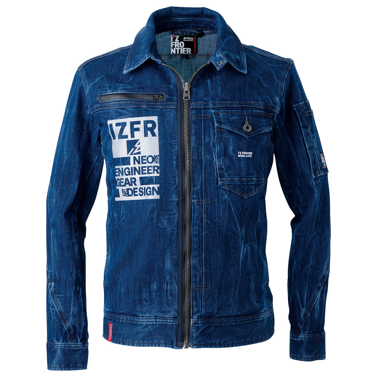 I’Z FRONTIER リミテッドストレッチデニムワークジャケット #7710 [2026SS]-7710-80-M