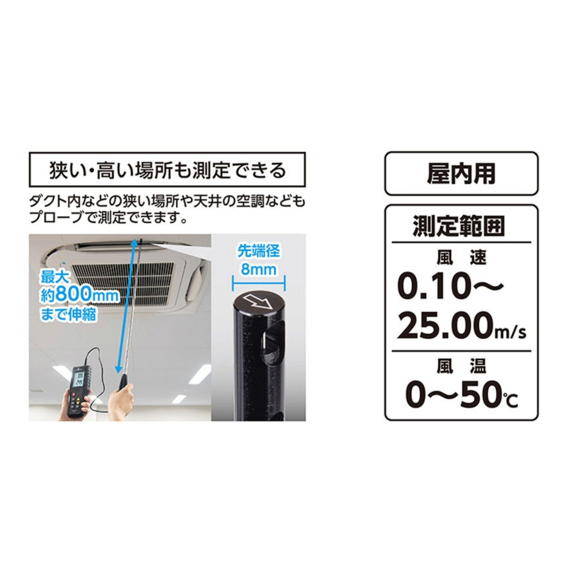 シンワ デジタル風速計 最高・最低 熱線式 79004