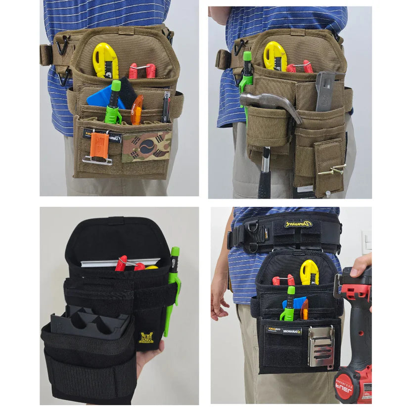 Durawork クイックドロップポーチ（TOOKDAM） Dura409 BLK/BRW-