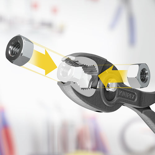 KNIPEX スリップジョイントプライヤー ツイングリップ プラスチックハンドル 200mm 【限定カラー黒Ｘブロンズ】-