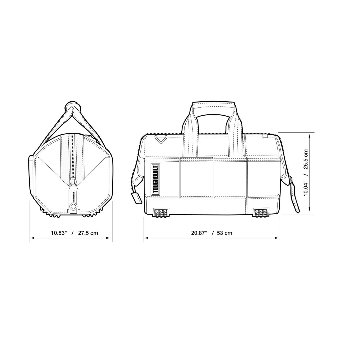 TOUGHBUILT 16inマッシブマウスバッグ TB-60-16-