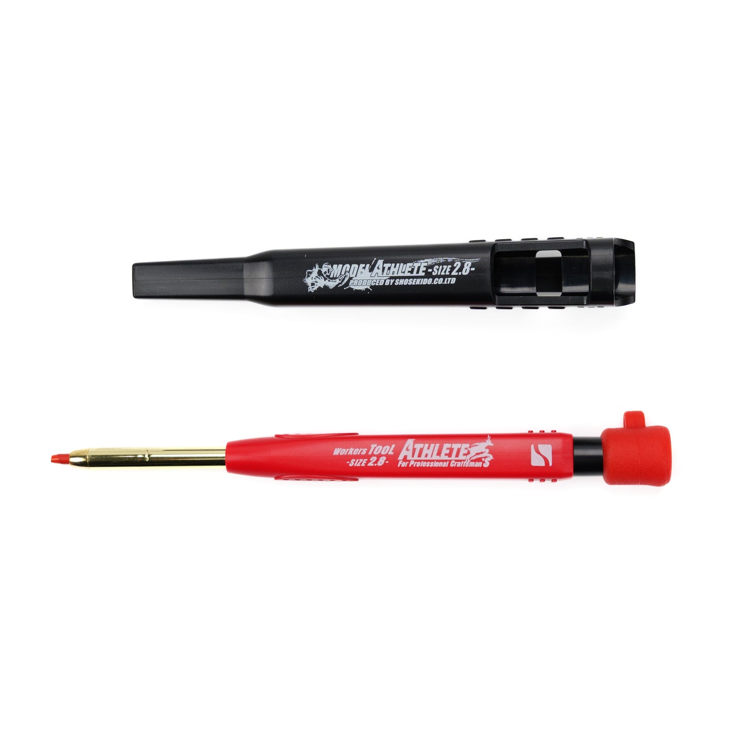 祥碩堂 MODEL ATHLETE 丸芯 2.8mm 本体 (赤芯/白芯/蛍光ピンク芯)-