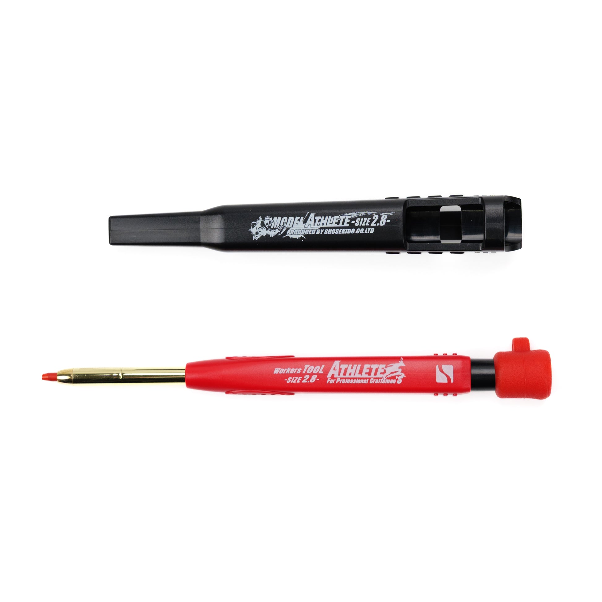 祥碩堂 MODEL ATHLETE 丸芯 2.8mm 本体 (赤芯/白芯/蛍光ピンク芯)-
