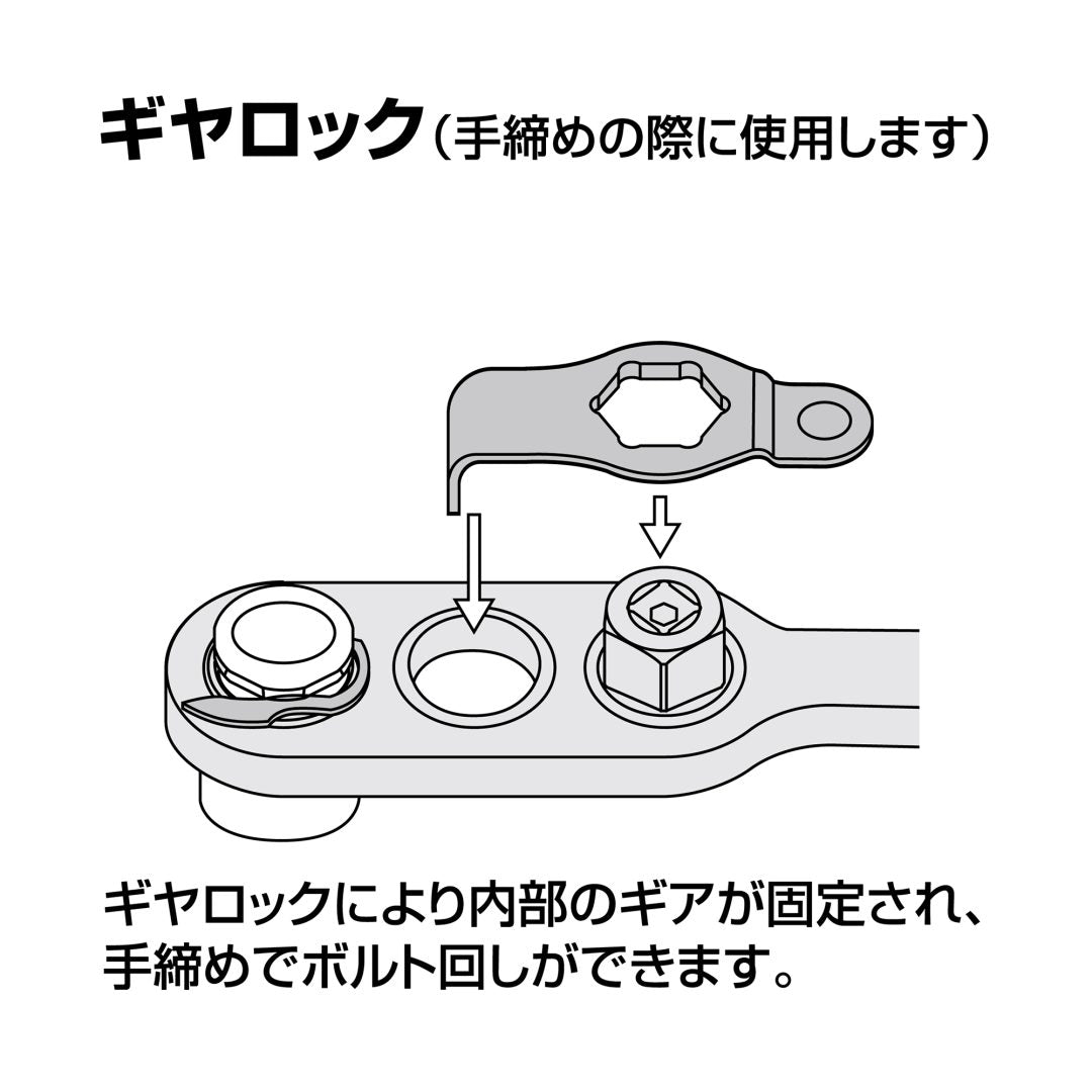ANEX AOA-17専用オフセットアダプター17mm用ギヤロック AOA-17GL