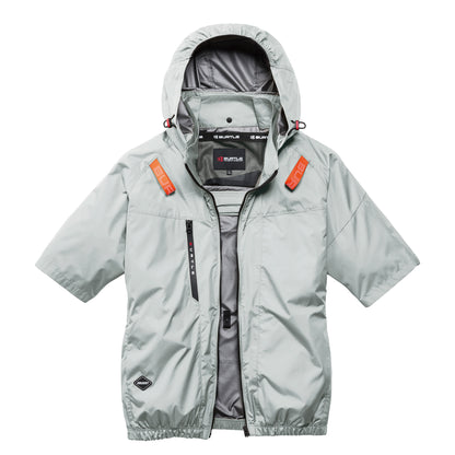 BURTLE【バートル】AC半袖ブルゾン AC2096HB [2026SS]-AC2096HB-60-M