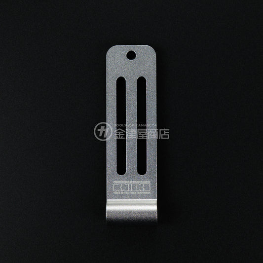 ニックス(KNICKS) アルミ削り出しシングルベルトループ ALUZ-S【数量限定ラメシルバー】-