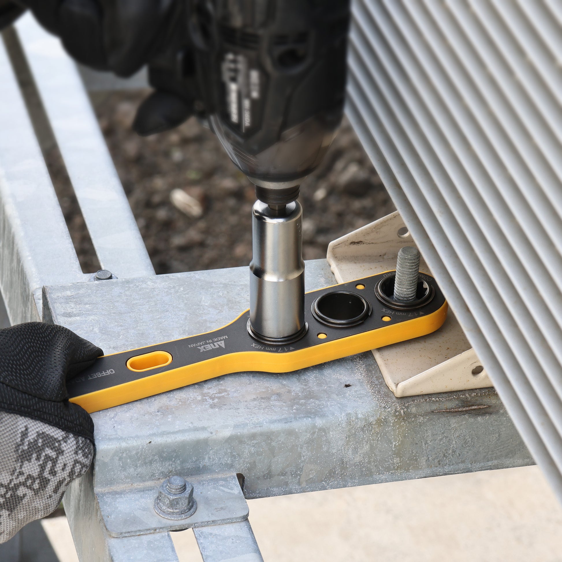 【予約商品】ANEX オフセットアダプター17mmソケットセット AOA-17S1-