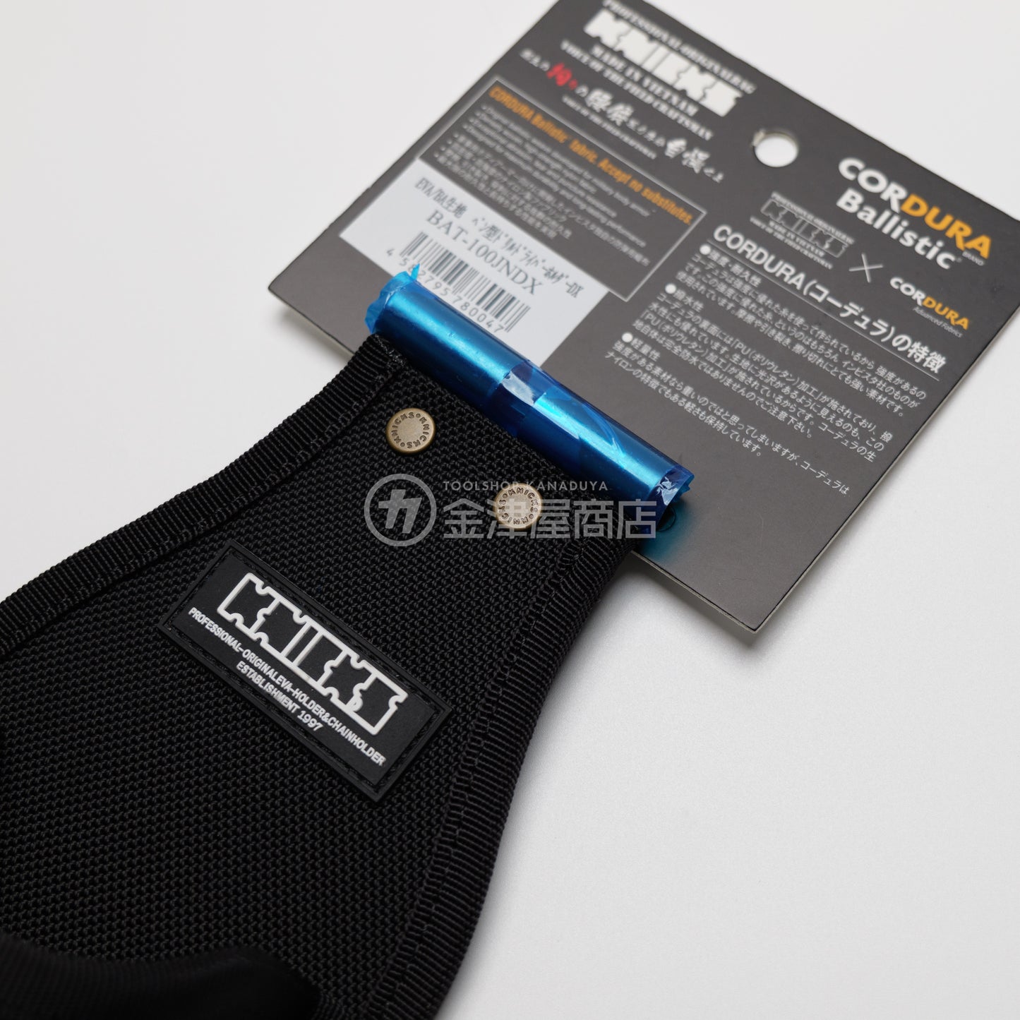 ニックス(KNICKS) EVA/コーデュラバリスティック生地ペン型ドリルドライバーホルダーDX BAT-100JNDX【YKK鋲】-