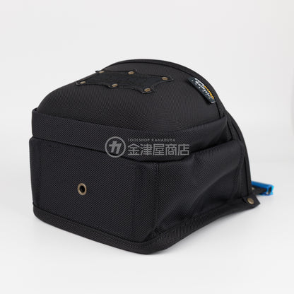 ニックス(KNICKS) 前袋(外側)EVA型押タイプ コーデュラバリスティック生地チェーン対応3段腰袋 BAT-301DDXSP【TITプレート補強入り】-