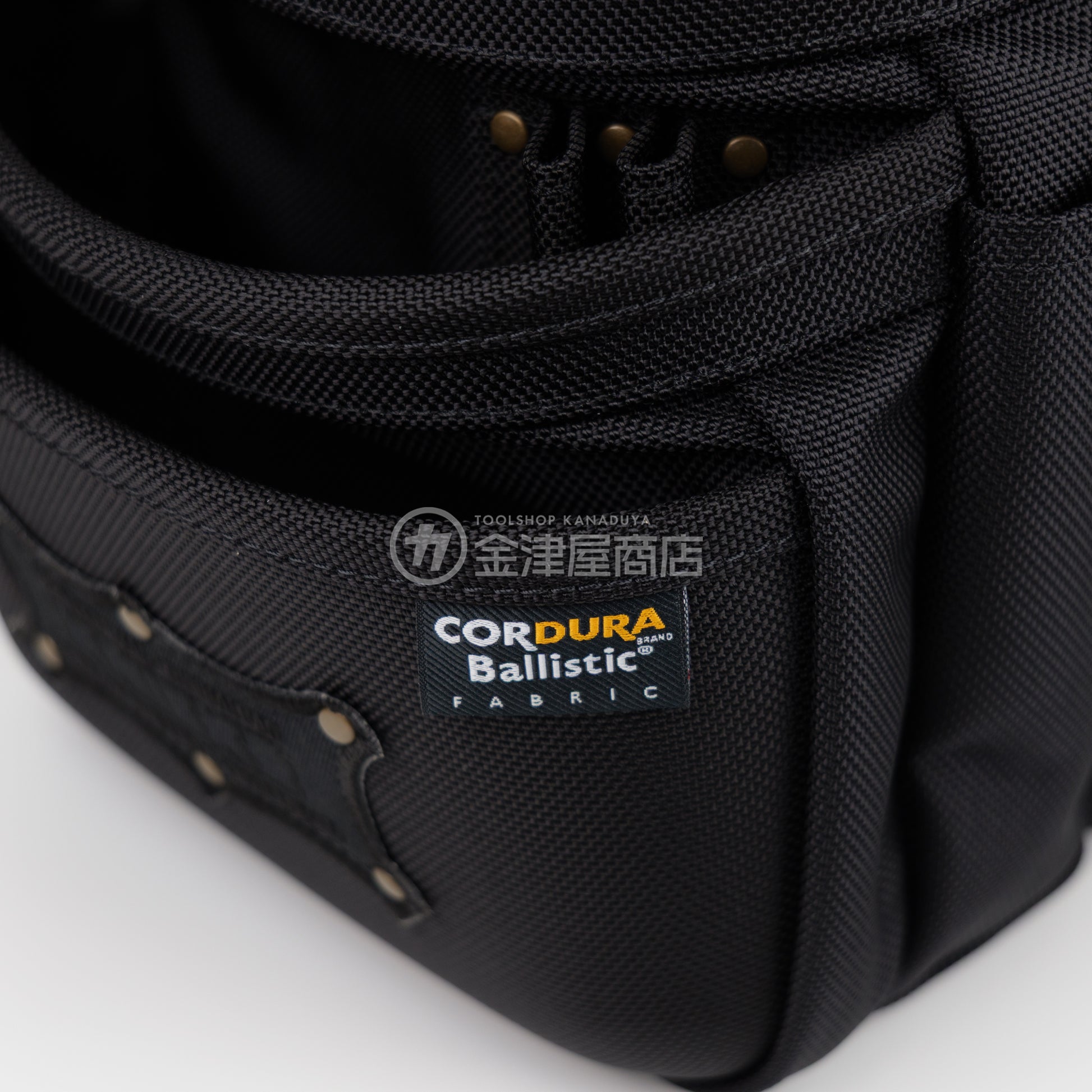 ニックス(KNICKS) 前袋(外側)EVA型押タイプ コーデュラバリスティック生地チェーン対応3段腰袋 BAT-301DDXSP【TITプレート補強入り】-