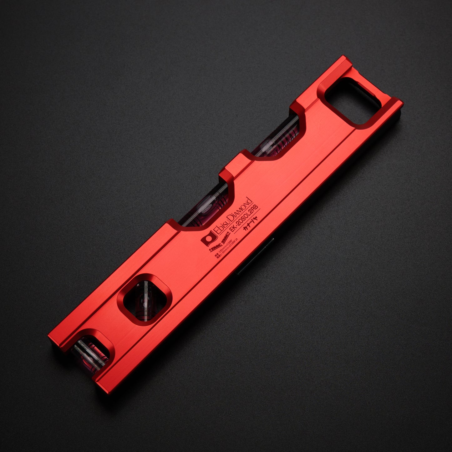 金津屋商店×エビス カラーソリッドレベル2【COLOR SOLID LEVEL2】 ブラックツートン レッド 100/150/200-EK-20SOL2RB
