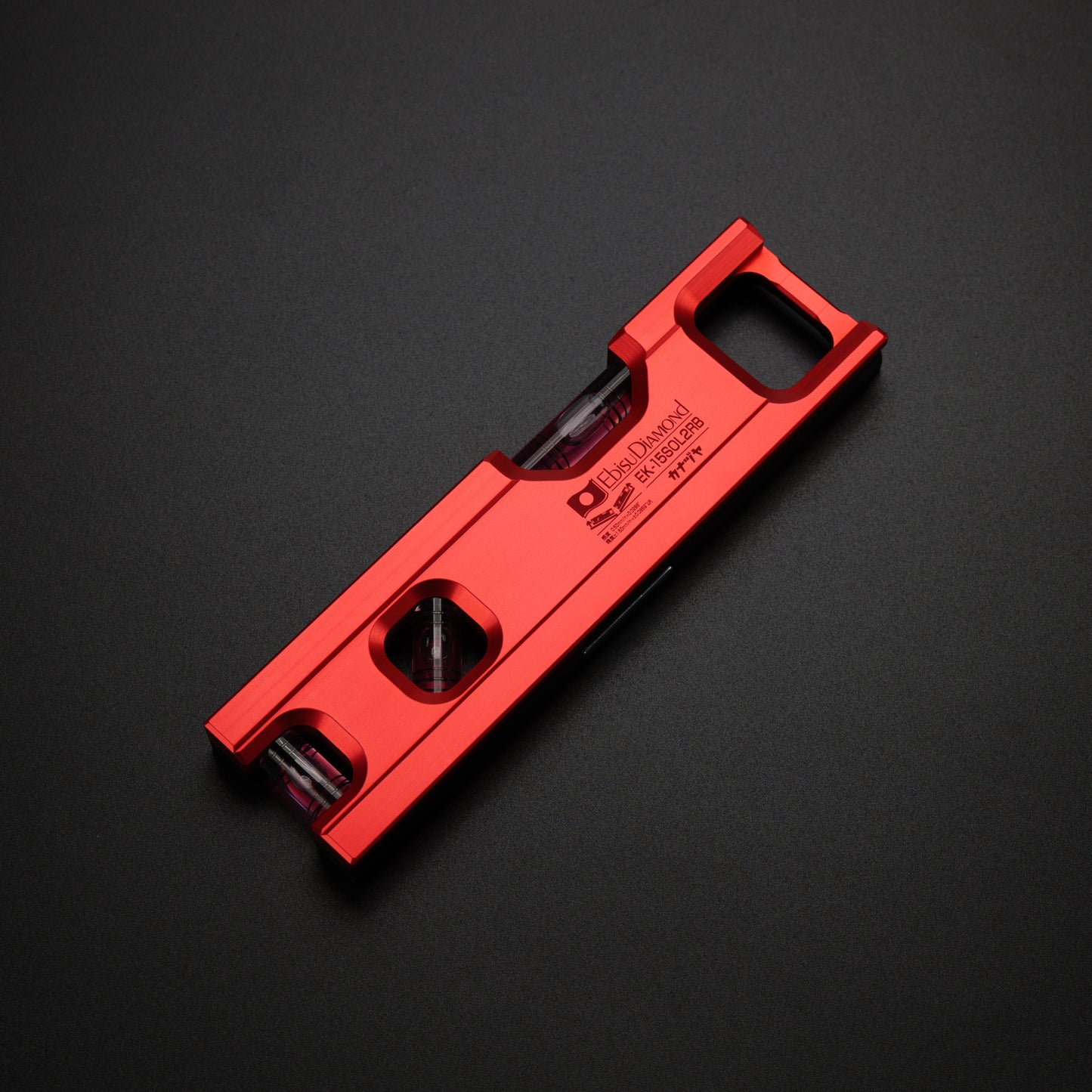 金津屋商店×エビス カラーソリッドレベル2【COLOR SOLID LEVEL2】 ブラックツートン レッド 100/150/200-EK-15SOL2RB