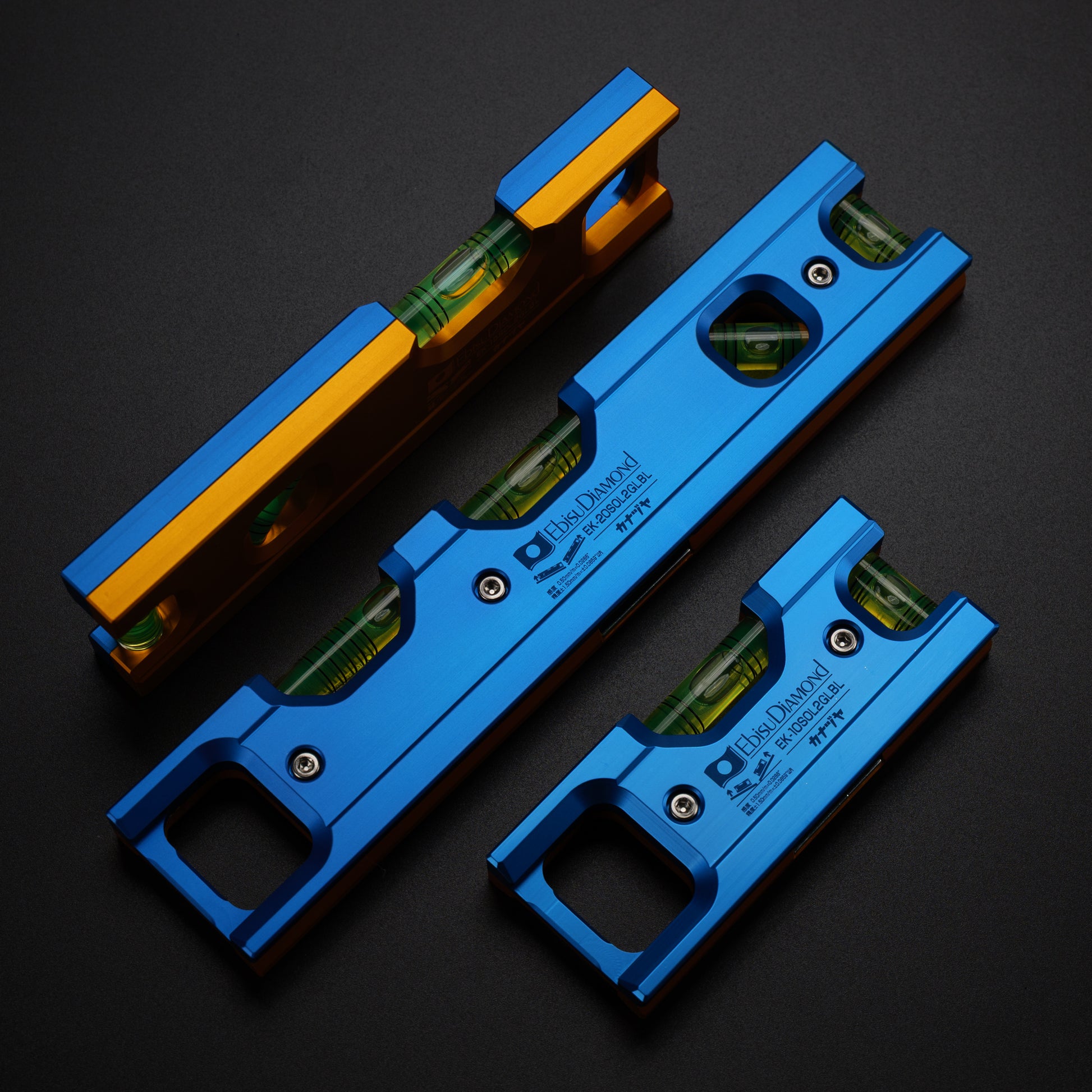 金津屋商店×エビス カラーソリッドレベル2【COLOR SOLID LEVEL2】 ツートンカラー ゴールド&ブルー 100/150/200-