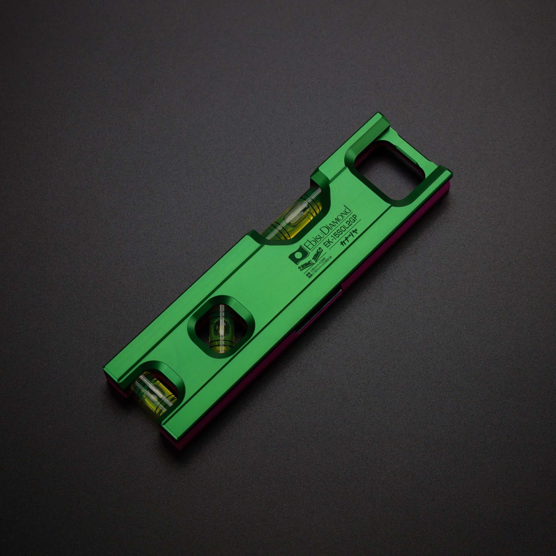 金津屋商店×エビス カラーソリッドレベル2【COLOR SOLID LEVEL2】 ツートンカラー グリーン&ピンク 100/150/200-EK-15SOL2GP