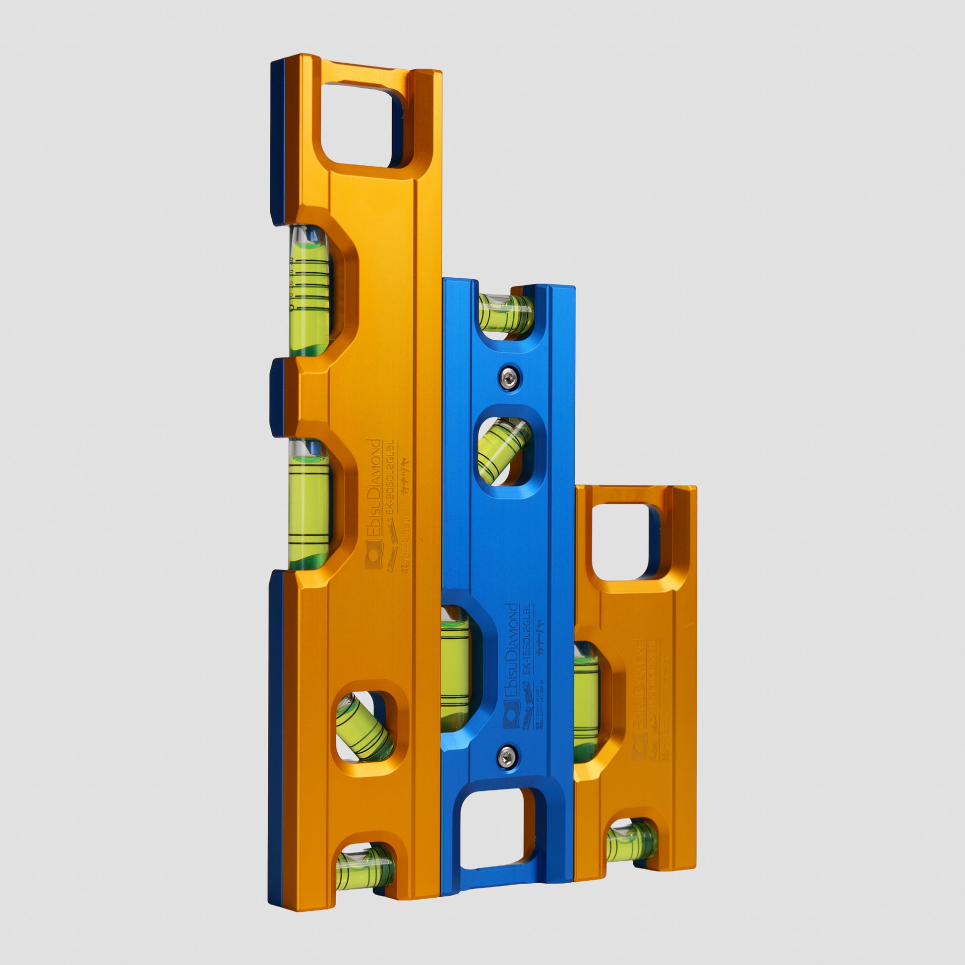 金津屋商店×エビス カラーソリッドレベル2【COLOR SOLID LEVEL2】 ツートンカラー ゴールド&ブルー 100/150/200-