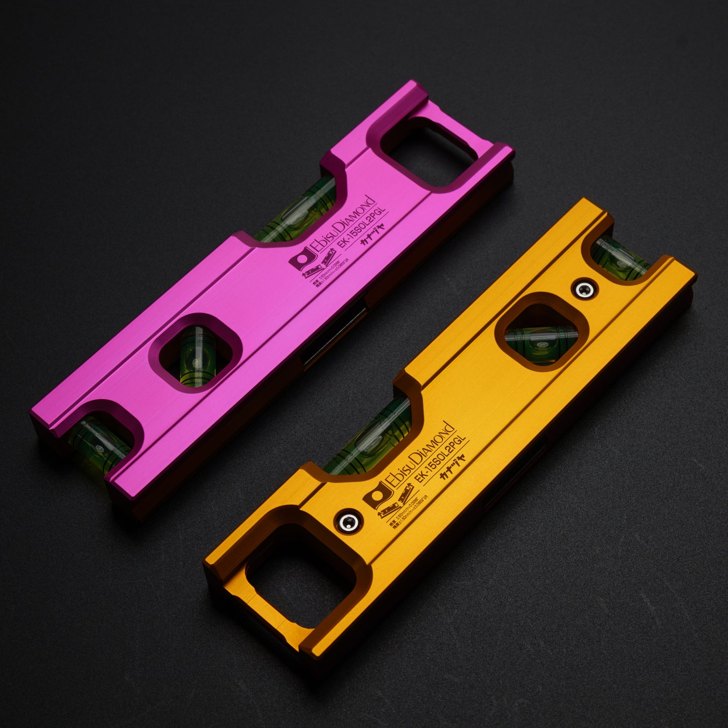金津屋商店×エビス カラーソリッドレベル2【COLOR SOLID LEVEL2】 ツートンカラー ピンク&ゴールド 100/150/200-