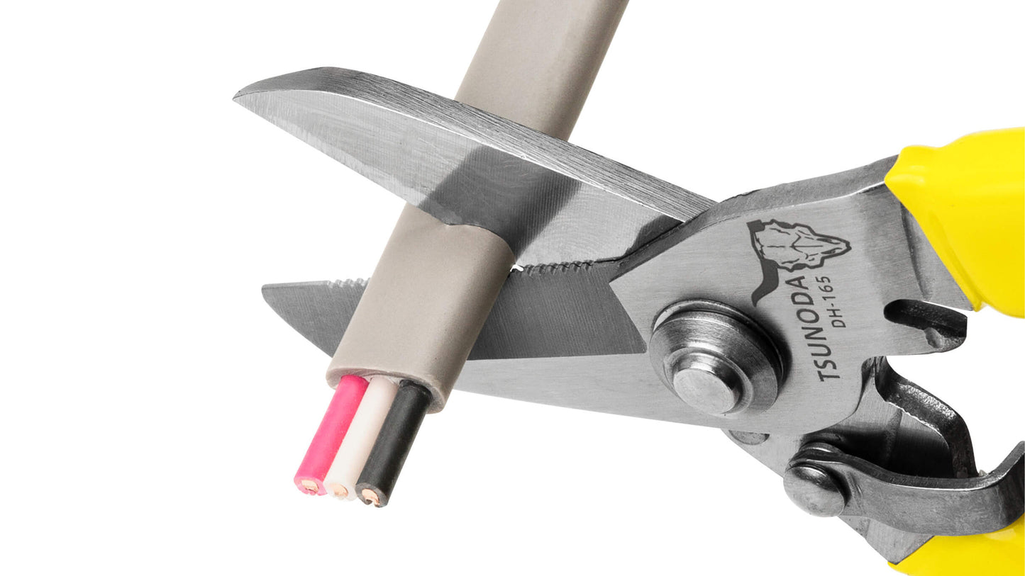 【予約商品】ツノダ 電工ハサミ 165mm DH-165