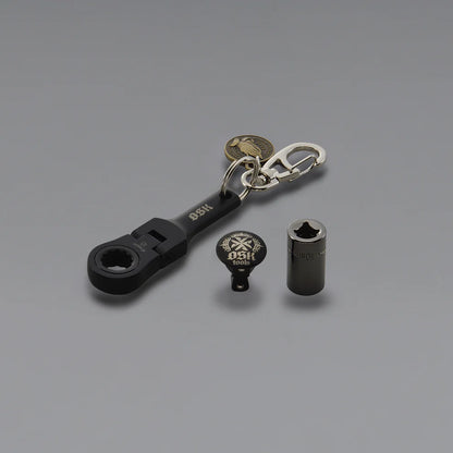 OSKtools 10mmフレックスラチェットレンチキーホルダー SPセット OSKtools 10mmフレックスラチェットレンチキーホルダー SPセット