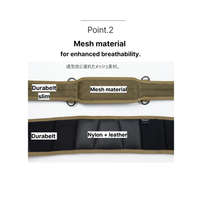 Durawork デュラベルトスリム Dura106 BLK/BRW