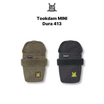 Durawork ミニクイックドロップポーチ（TOOKDAM mini）Dura413 BLK/BRW