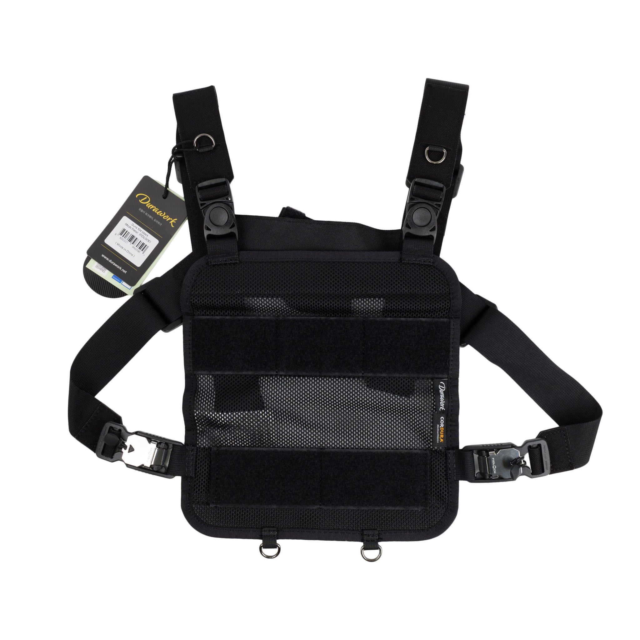 Durawork メッシュパネル DURAFLEX Dura104 Durawork メッシュパネル FIDLOCK Dura104(FID) BLK