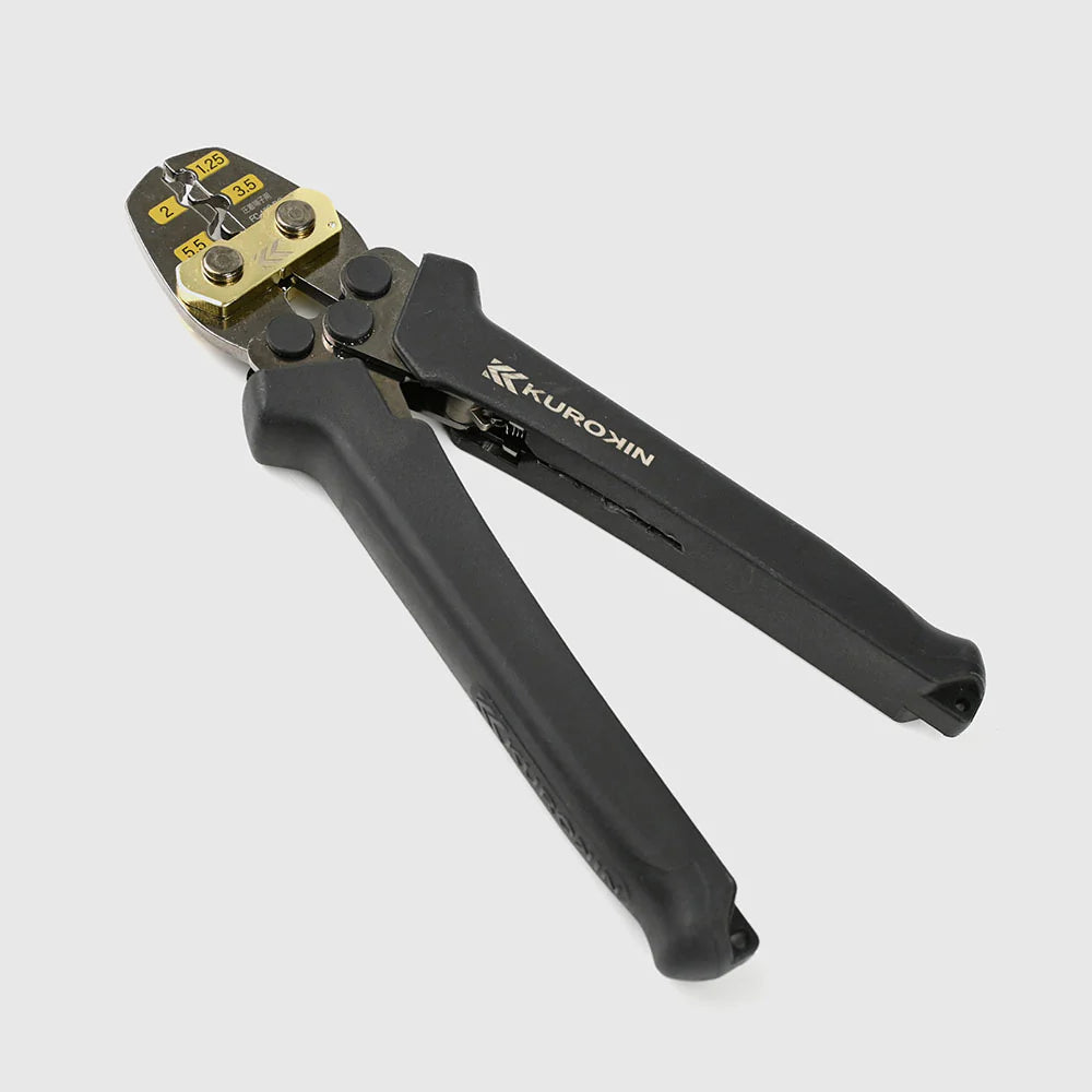 【予約商品】フジ矢 圧着⼯具 (裸端⼦‧裸スリーブ⽤)（黒金）FC-15S-BG-