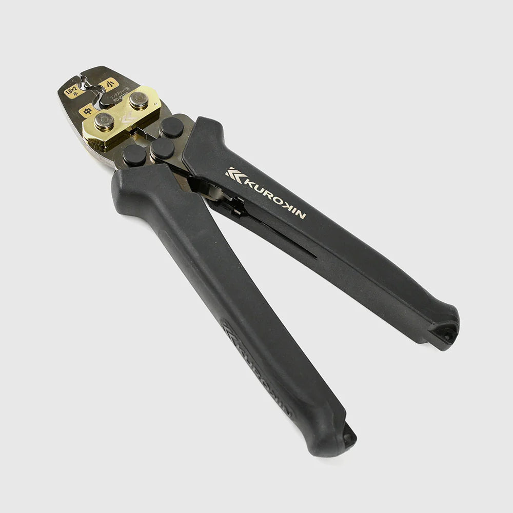 【予約商品】フジ矢 圧着⼯具 (銅線⽤‧リングスリーブ⽤)（黒金）FC-27-BG-