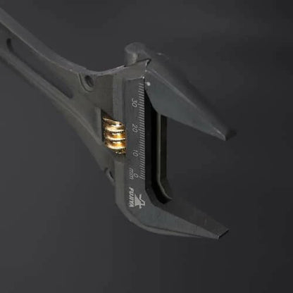 フジ矢 ギア付モンキーレンチ（黒金）FGL-38-BG-