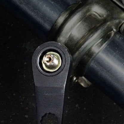 フジ矢 ギア付モンキーレンチ（黒金）FGL-38-BG-