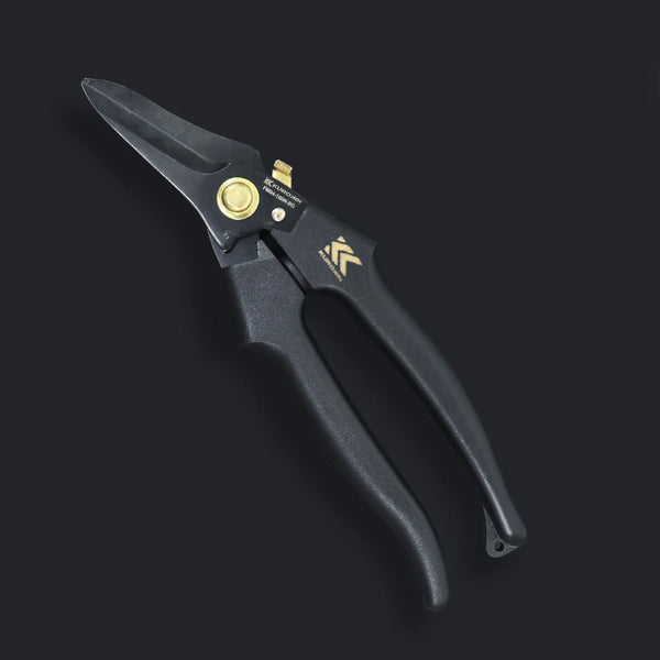 【専用】ブラックゴールド様 フジ矢 電工ストレートバサミ ロック付 (黒金) FM04-180NL-BG