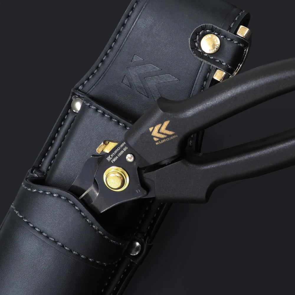 フジ矢 電工ストレートバサミ ロック付 (黒金) FM04-180NL-BG フジ矢 電工ストレートバサミ ロック付 (黒金) FM04-180NL-BG