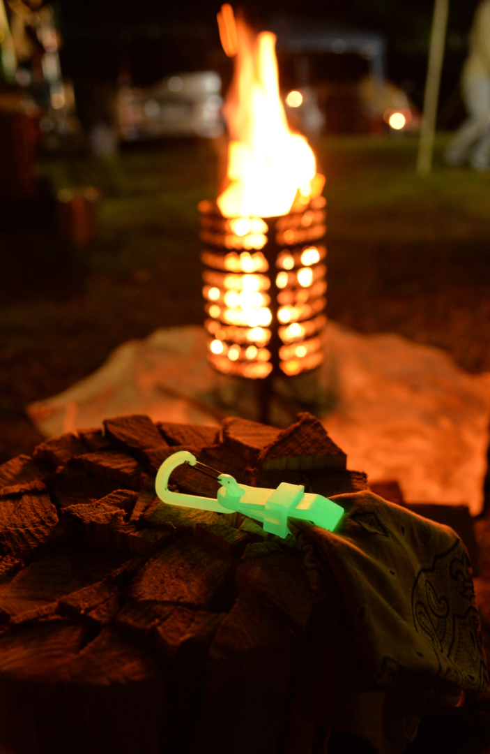 OUROBOROS CLIP (ウロボロスクリップ) 朧 蓄光グリーン/蓄光ブルー