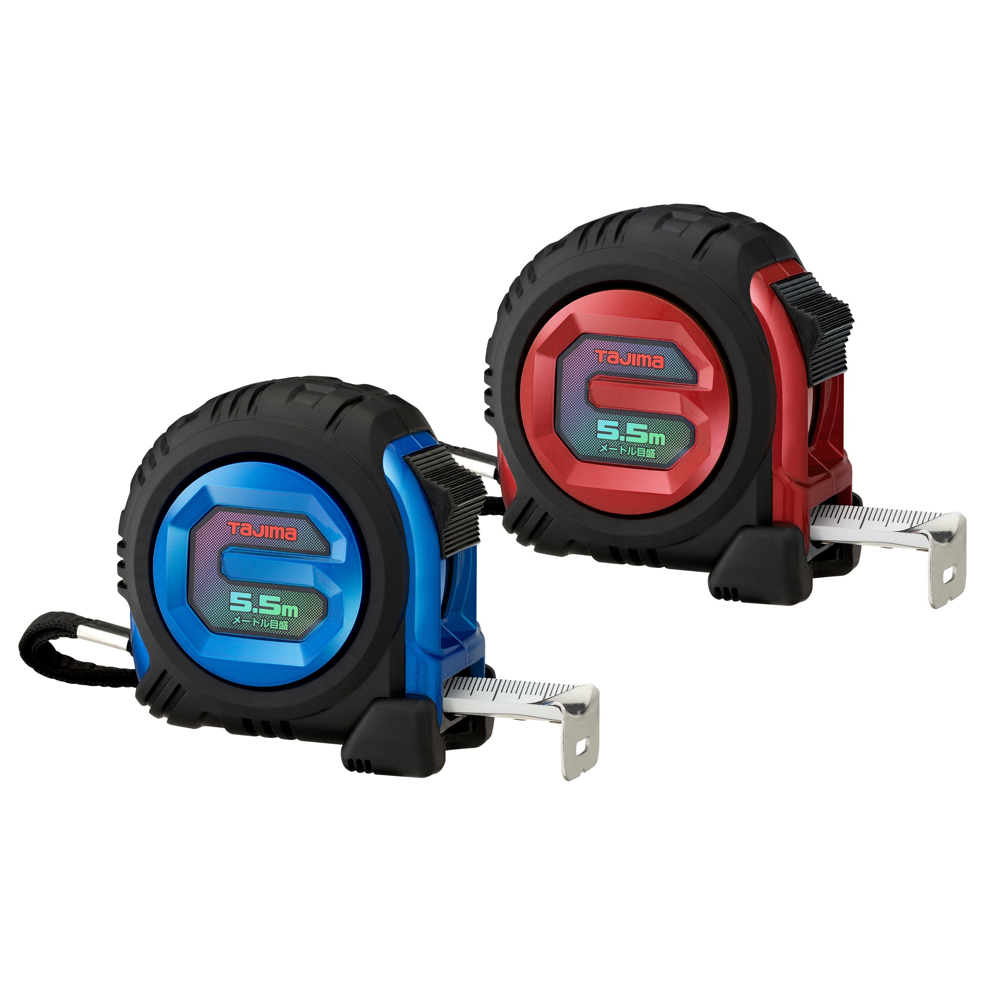 【予約商品】タジマ Gロック 25mm幅5.5m 2色限定品 メタリックレッド/メタリックブルー-