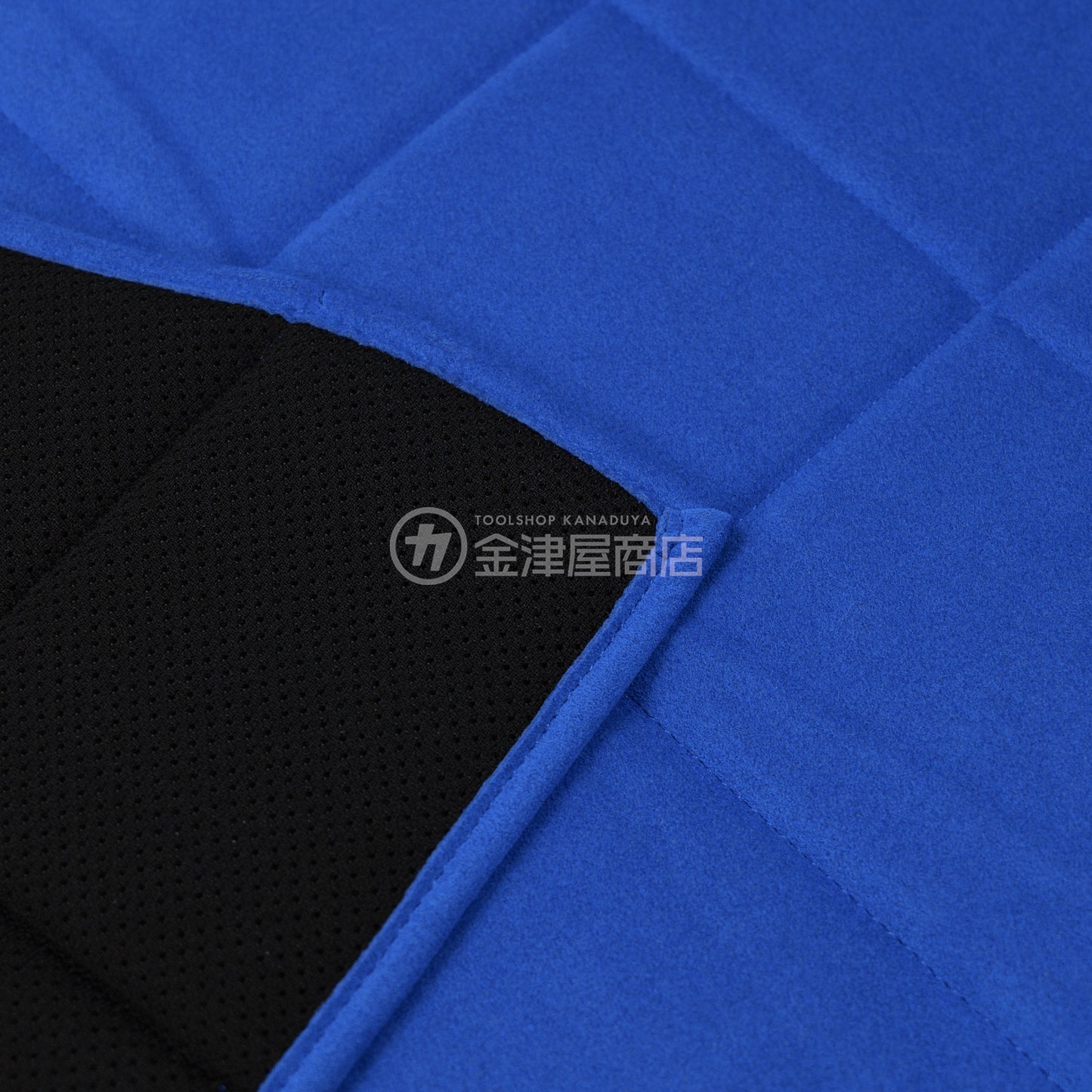 ニックス(KNICKS) スーパーウルトラスエード ハイエースダッシュボードマット【ナロータイプ用】黒/青-